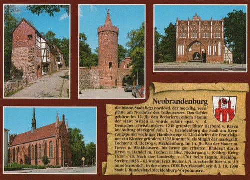 Neubrandenburg mehrbild - mehrbild, ak