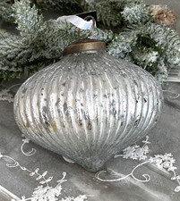 Große XL Glaskugel Zapfen