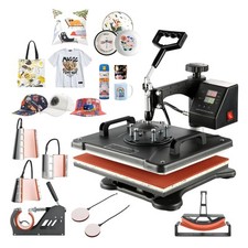 Transferpresse Textilpresse Druckmaschine für Textil 1050W T-Shirt Presse