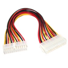 R28 Stromkabel Verlängerung 24pol ATX Stecker auf Buchse, 30cm für PC, Intern