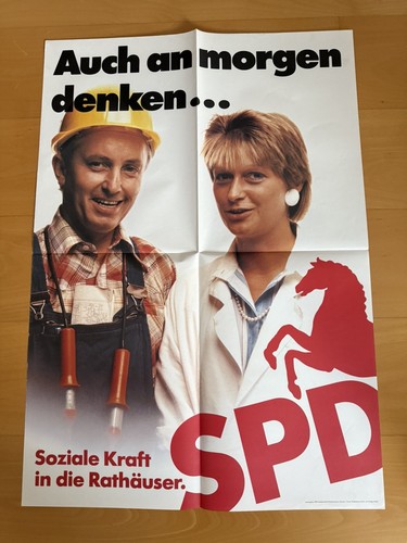 Spd wahlplakat auch morgen - spd, an