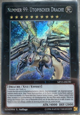 Yugioh: Nummer 99: Utopischer Drache - Secret Rare - MP15-DE190 NM Near Mint