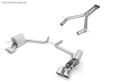  Duplex Racinganlage Mercedes E-Klasse W211 S211 E500 T-Modell AMG-Optik oval