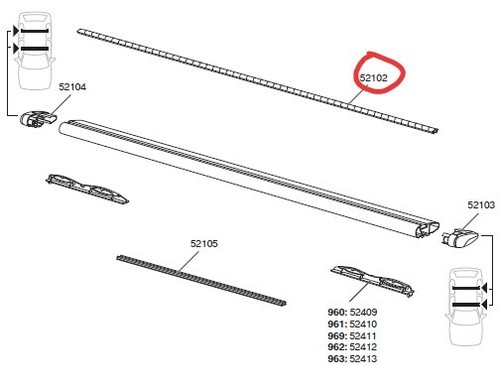 Thule abdeckleiste leiste - thule,