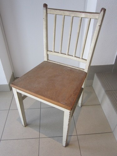 Holzstuhl küchenstuhl 50er - holzstuhl,,