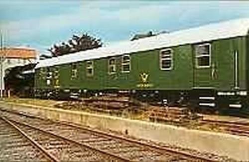 Bahnpostwagen br 55 im - ak,