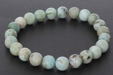  Larimar Kugel Stretch Armband