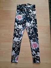 Black Milk Leggings, Gr. S Blumen Muster