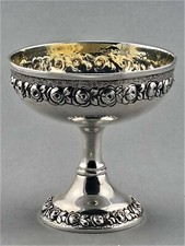 Sektschale Champagner 800 Silber 1 von 6  AMD Hanau Rosen Eisschale Kelch (12)