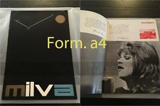 Milva Promo Booklet Japan Tour