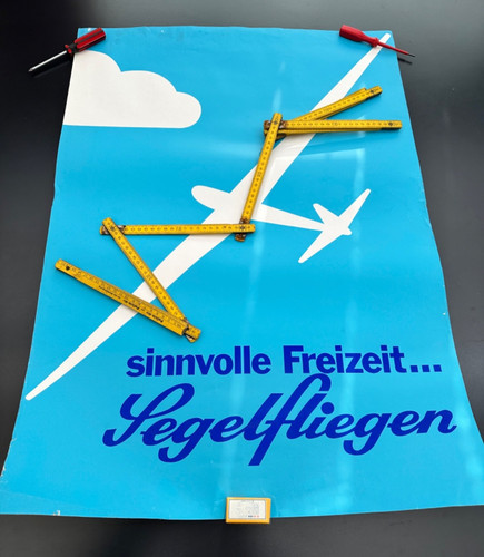 Segelflugzeug plakat - segelflugzeug,