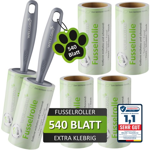 Fusselrolle set tierhaare - set,