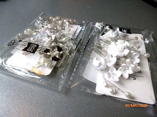 Brautschmuck set zierkämme - set,