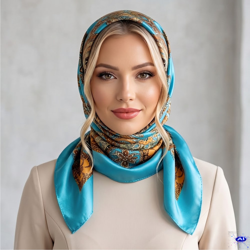 Eleganter damen seidenschal - damen,