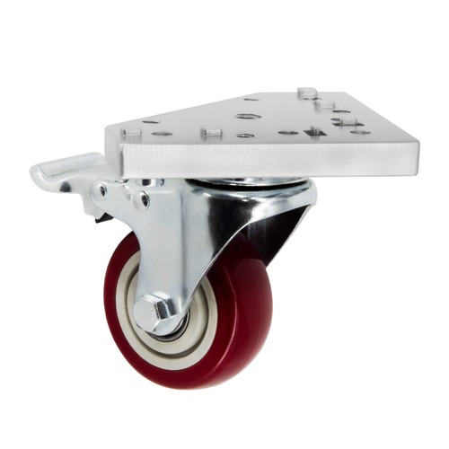 10x lenkrolle platte - 10x,