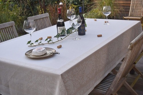 Tischdecke jacquard baumwolle - tischdecke,