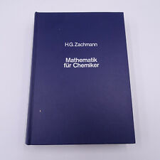 Mathematik für Chemiker Buch Gebunden HG Zachmann zweite Auflage 1974