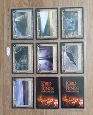 7x Herr der Ringe Trading Cards, Sammelkarten