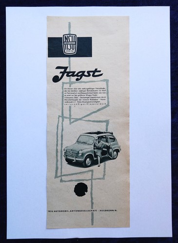 Nsu fiat jagst originale - nsu,