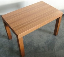 60er Jahre Sidetable Teak Beistelltisch Scandinavian Design Nussholz 1.CE