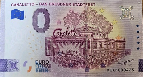 Euro schein canaletto das - schein,