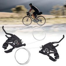 2X Fahrrad Schalthebel V-Brake für Shimano Altus 3x7-fach 21Gang Schaltung