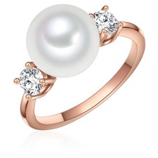 luluandjane Damen Perlen-Ring