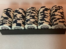 Casino original Spielbank Jetons Wert 5er 100 Pokerchips Limitiert Mit Chip Tray
