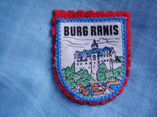 Aufnäher burg ranis stadt - burg,
