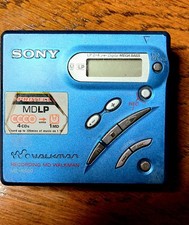 Walkman MiniDisc Recorder Sony MZ-R500 blau TOP Zustand und Betrieb + Zubehör ?