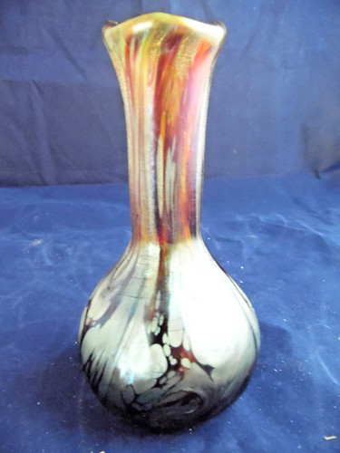 Vintage kunstglas vase - vintage, kunstglas-vase