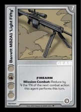 Barrett M82A1 'Light Fifty' - Promo - Spycraft CCG