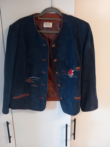 Damen leder trachtenjacke - leder,