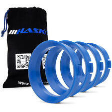 4 Zentrierringe 66,6 - 57,1 BLAU Felgen Platin CMS Schmidt Revolution AUDI NEU