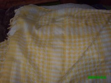 Palestinensertuch Arabertuch PLO gelb weiß Fransen Schaltuch Schal wie NEU Top
