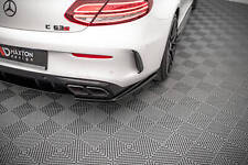 Heck Ansatz Flaps Diffusor passend für Mercedes-AMG C 63 AMG Coupe AMG Aero Pack
