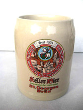 Originaler Werbe-Bierkrug 0,5 Liter "ST. GEORGEN BRÄU KELLER BIER " Werbung