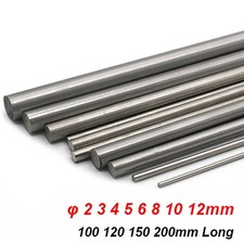 Stahl Rundmaterial 2 3 4 5 6 8 10 12mm Rund Stange Stab Vollstab 100-200mm Länge