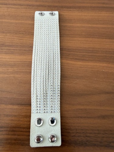 Swarovski alcantara armband - alcantara,