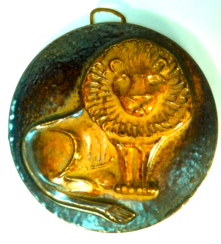 Löwe raubkatze wandbehang - löwe,