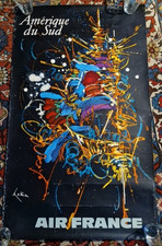 Air France Mathieu Amerique Du Sud Plakat