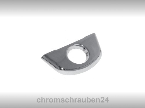 Chrom rosette verdeckdeckel - chrom,