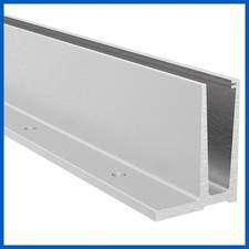 Ganzglasgeländer Glasgeländer Bodenprofil Geländer Aluminium Glas Aufmontage 3kN
