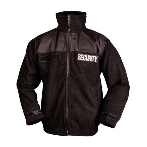 Security fleecejacke schwarz - security,