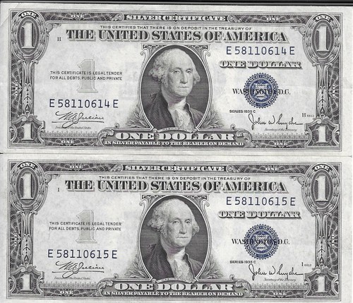 1935 one dollar - one, silber