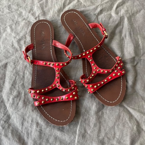 Prada rote nieten - prada,