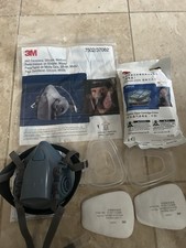 3M 7502 7 Stück Suite Atemschutzmaske Malerei Sprühen Gesichtsmaske Original UK  