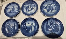 Royal Copenhagen Wand-Sammel-Teller Weihnachten 1972-83