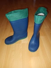Auflösung Kinder gummi Stiefel 31/32  schuhe romika grün blau 