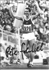#0038 DDR Sport Leichtathletik Geher Peter Frenkel Autogrammkarte